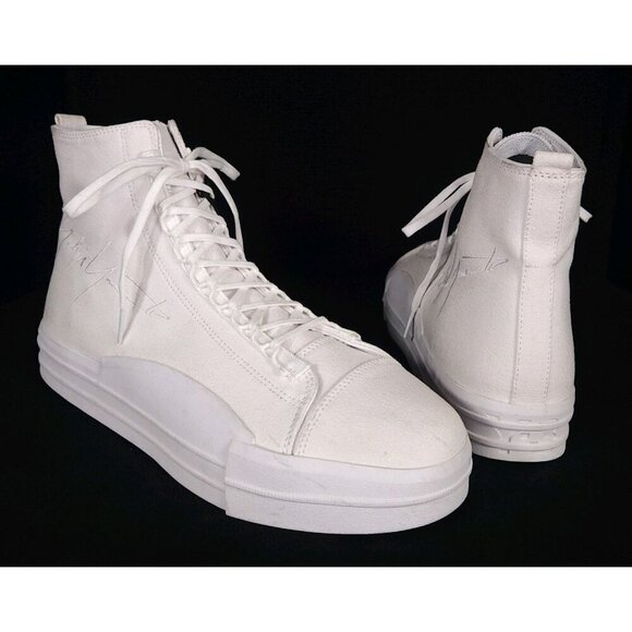 Adidas Y-3 Yuben Mid Sneaker Size 45 1/3 US 11 Mens White EF2654 $269 - Picture 1 of 12
